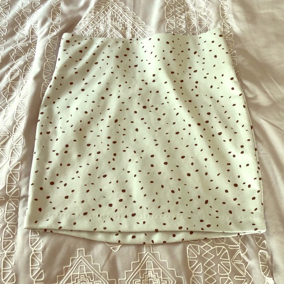 Tiffany blue mini shirt with black pock a dots - Picture 1 of 1